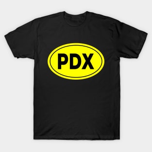 PDX Airport Code Portland International Airport USA T-Shirt